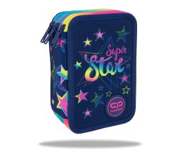 Penál 3 zipy Jumper STARS - vybavený